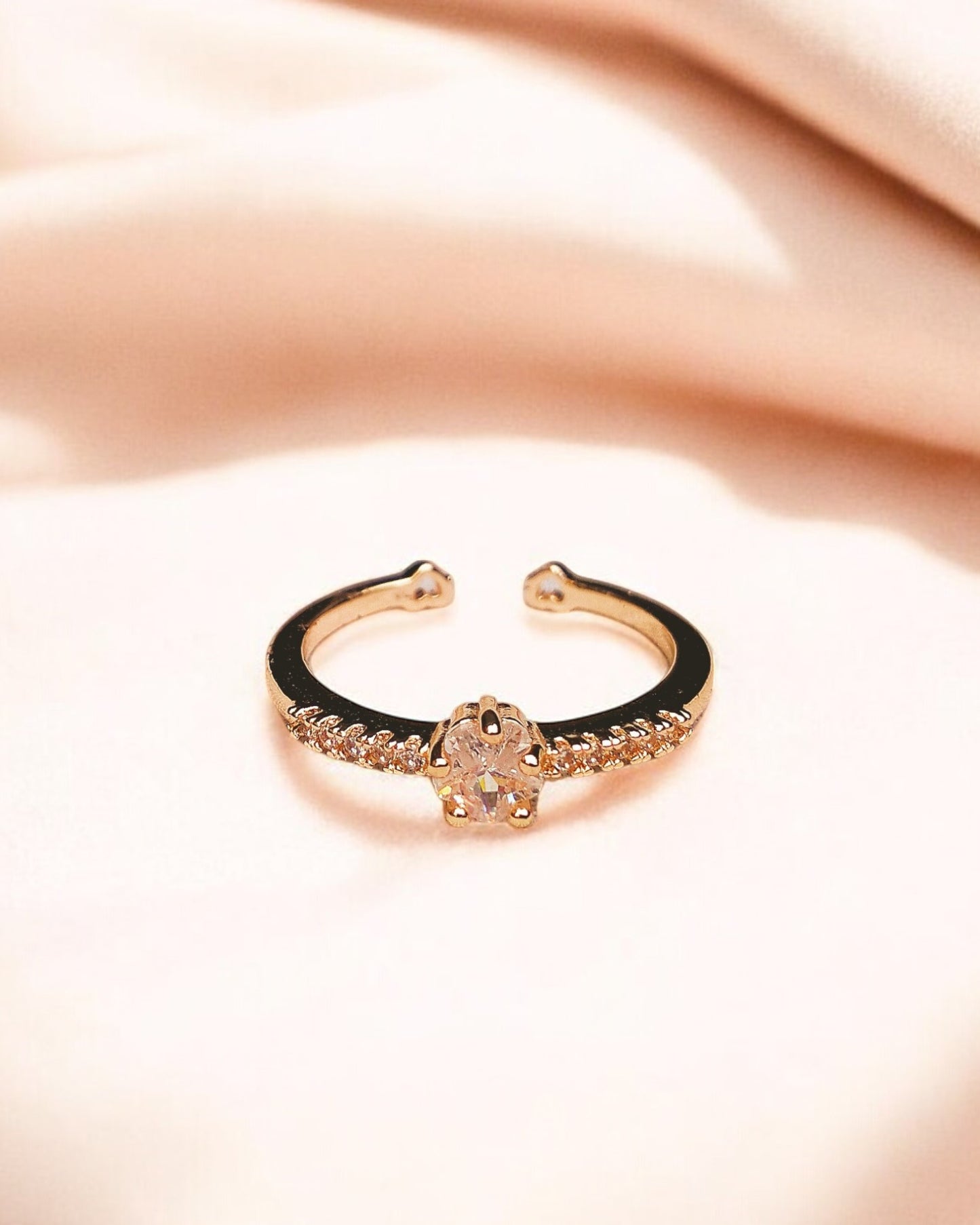 Pushpika – Rose Gold Bloom Ring