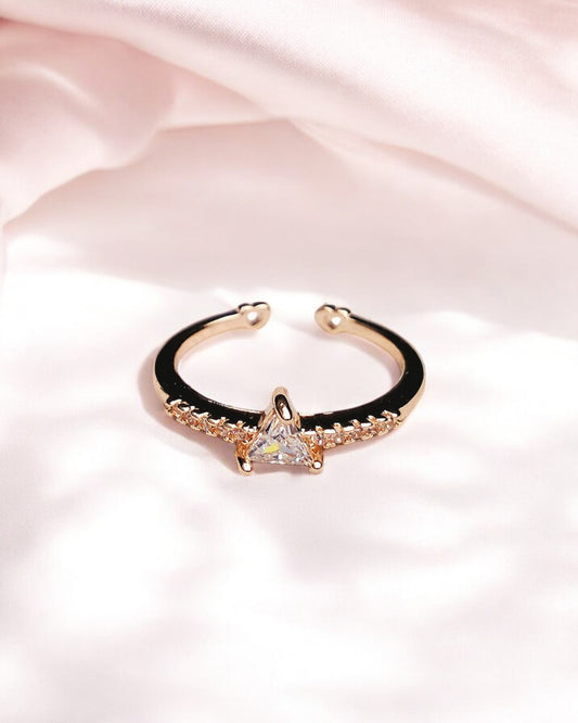 Trinayani – Rose Gold Ring